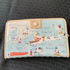 Spartina Northeastern Harbor snap wallet